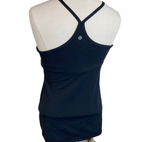 Lululemon - Black Racerback Tank - Size 8 - Picture 4 of 6